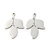 Non-Tarnish 304 Stainless Steel Pendants STAS-H184-05E-P-1