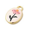 Printed Brass Pendants KK-K274-07G-3