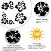 4Pcs 4 Styles PET Waterproof Self-adhesive Car Stickers DIY-WH0308-225A-091-4