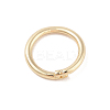 Brass Locking Jump Rings KK-S369-01G-05-2