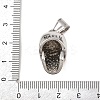 304 Stainless Steel Pendants STAS-K316-01AS-3