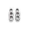 Tibetan Style Alloy Pendants TIBE-S108-108B-AS-RS-1