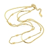 Ion Plating(IP) 304 Stainless Steel Multi Layered Necklaces NJEW-S426-06G-1