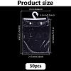 PVC Hanging Underwear Clothing Bags with Hanger AJEW-WH0596-500-2
