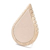 Teardrop Wood Jewelry Necklace Organizer Display Stands ODIS-B001-02-1
