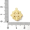 Brass Micro Pave Cubic Zirconia Pendants KK-S513-06B-G-3