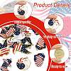 16Pcs 8 Styles Independence Day Alloy Enamel Pendants ENAM-FS0003-94-2
