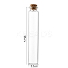 Glass Bottle CON-WH0085-70F-1