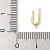 304 Stainless Steel Letter Connector Charms STAS-M108-01G-21-3