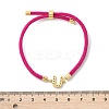 Adjustable Nylon Cord Bracelets BJEW-C096-01G-21-5