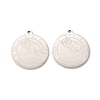 Non-Tarnish 304 Stainless Steel Pendants STAS-A074-03E-P-2