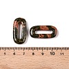 Natural Unakite Oval Pendants G-N342-105M-3