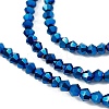 Transparent Electroplate Glass Beads Strands LS-EGLA-A039-T3mm-UA03-3