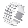 Elegant Striped 304 Stainless Steel Wide Band Rings FM3667-1-1