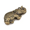 Tibetan Style Alloy Pendants AL-CBA2376-34AB-2