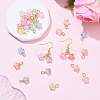 30Pcs Acrylic Pendants PALLOY-YW00062-01-4
