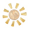 Golden Brass Bead Cone Caps X-KK-E362-G-4