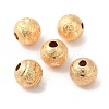 Hollow Brass Beads KK-K333-07G-2