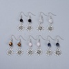 Tibetan Style Alloy Dangle Earrings EJEW-JE03298-1