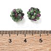 Natural Ruby in Zoisite Woven Beads GG-CBA2E9C-F11-01-3