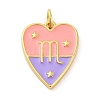 Brass Enamel Pendants KK-Z077-01G-06-1