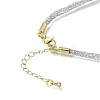 3.5MM Polyester Metallic Cord Braided Cord Necklace Making FB-CBAA152-01G-09-2