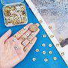 300Pcs 2 Colors Tibetan Style Alloy Wavy Spacer Beads FIND-UN0001-29-2