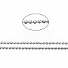 Tarnish Resistant 304 Stainless Steel Ball Chains CHS-S005-05A-01-4