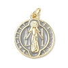 Brass Enamel Pendants LS-KK-H255-05G-01-1
