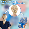 2Pcs 2 Colors Cute Cartoon Adjustable Cotton Surgical Cap AJEW-OC0014-18A-4