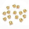 Tibetan Style Alloy Kitten Beads TIBEP-GC178-G-RS-1
