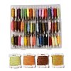 48 Cards 48 Colors 6-Ply Polyester Embroidery Floss OCOR-K006-C03-1