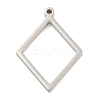 Non-Tarnish 304 Stainless Steel Laser Cut Pendants STAS-U009-03B-P-1