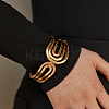 Hollow Out 304 Stainless Steel Hinged Bangles for Women FS-WG4A512-01-2