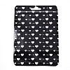 Rectangle Glitter Holographic Plastic Yin-yang Zip Top Gift Bags OPP-E004-01B-C01-1