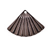 Environmental Protection Electroplating Brass Pendants KK-WH0077-18B-1