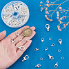 110Pcs 5 Styles Zinc Alloy Lobster Claw Clasps FIND-ME0001-79S-5