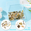 100Pcs 5Colors Tibetan Style Alloy Pendants FIND-TA0006-71-5