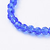 Glass Beads Stretch Bracelets BJEW-JB04760-4