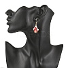 2 Pairs 304 Stainless Steel Dangle Earrings EJEW-JE06599-3