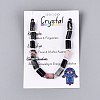 Natural Rhodonite & Eagle Eye & Obsidian Beads Strands G-Q614-01A-02-6