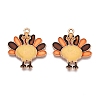 Thanksgiving Day Theme Alloy Enamel Pendants LS-ENAM-T020-52A-01-1