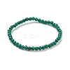 Synthetic Malachite Beaded Stretch Bracelets BJEW-D446-A-16-2