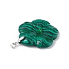 Natural Malachite Big Pendants G-B040-01P-12-3