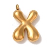 Ion Plating(IP) 304 Stainless Steel Pendants STAS-M017-08G-24-1