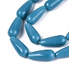 Opaque Glass Beads Strands GLAA-Q113-03A-C04-3