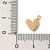 Ion Plating(IP) 304 Stainless Steel Rhinestone Charms STAS-P371-064G-3