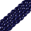 Opaque Solid Color Glass Beads Strands GLAA-N071-01A-C09-1