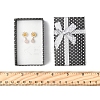 12Pcs 3 Colors Cardboard Paper Jewelry Set Boxes CBOX-FS0001-02-5