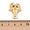 Brass Enamel Adjustable Cuff Rings RJEW-C145-02A-G-5